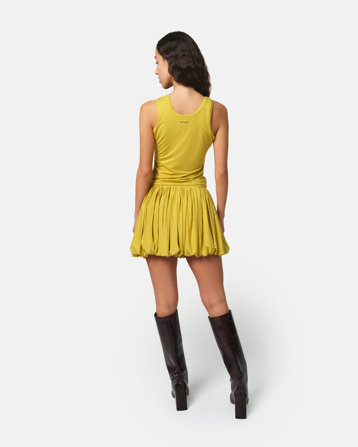 Women | Troye Double Tank | Sulphur