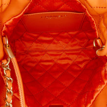 Chanel | Pre-Owned Mini Shiny Calfskin 22 Handbag | Orange