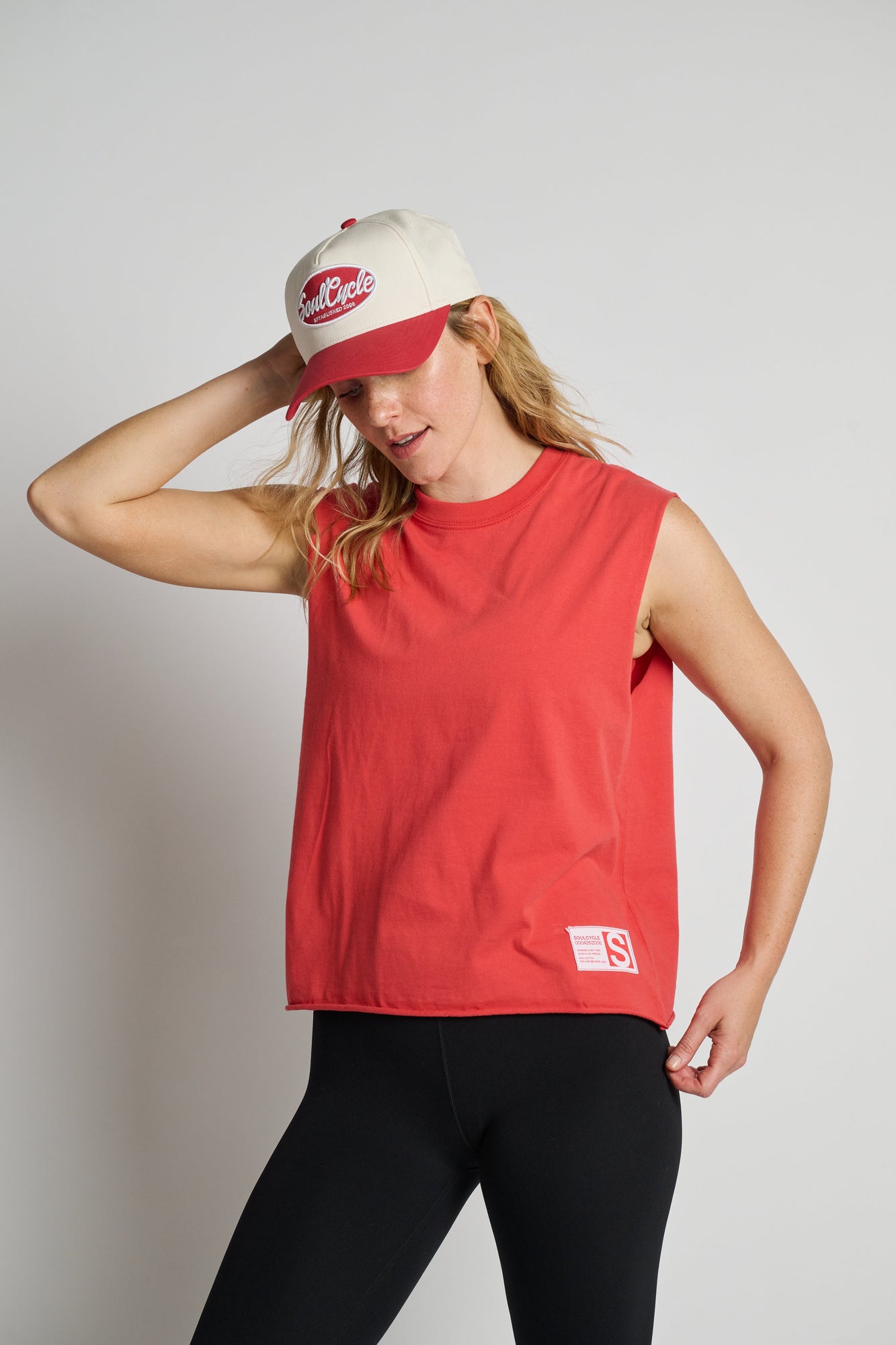 Soul by SoulCycle | Colorblock Hat | Red