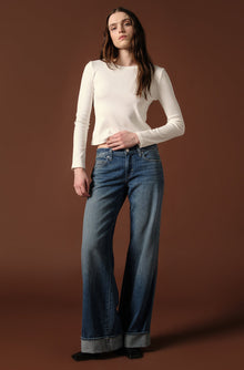 AMO Denim | Sabine Cuff in Twin Flame
