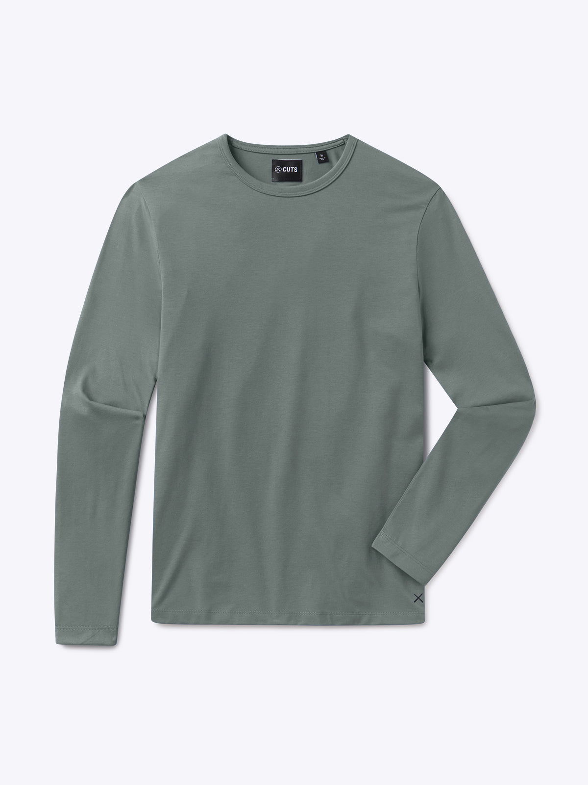 Mens | AO Forever Long Sleeve Tee | Classic-Fit PYCA Pro | Sage