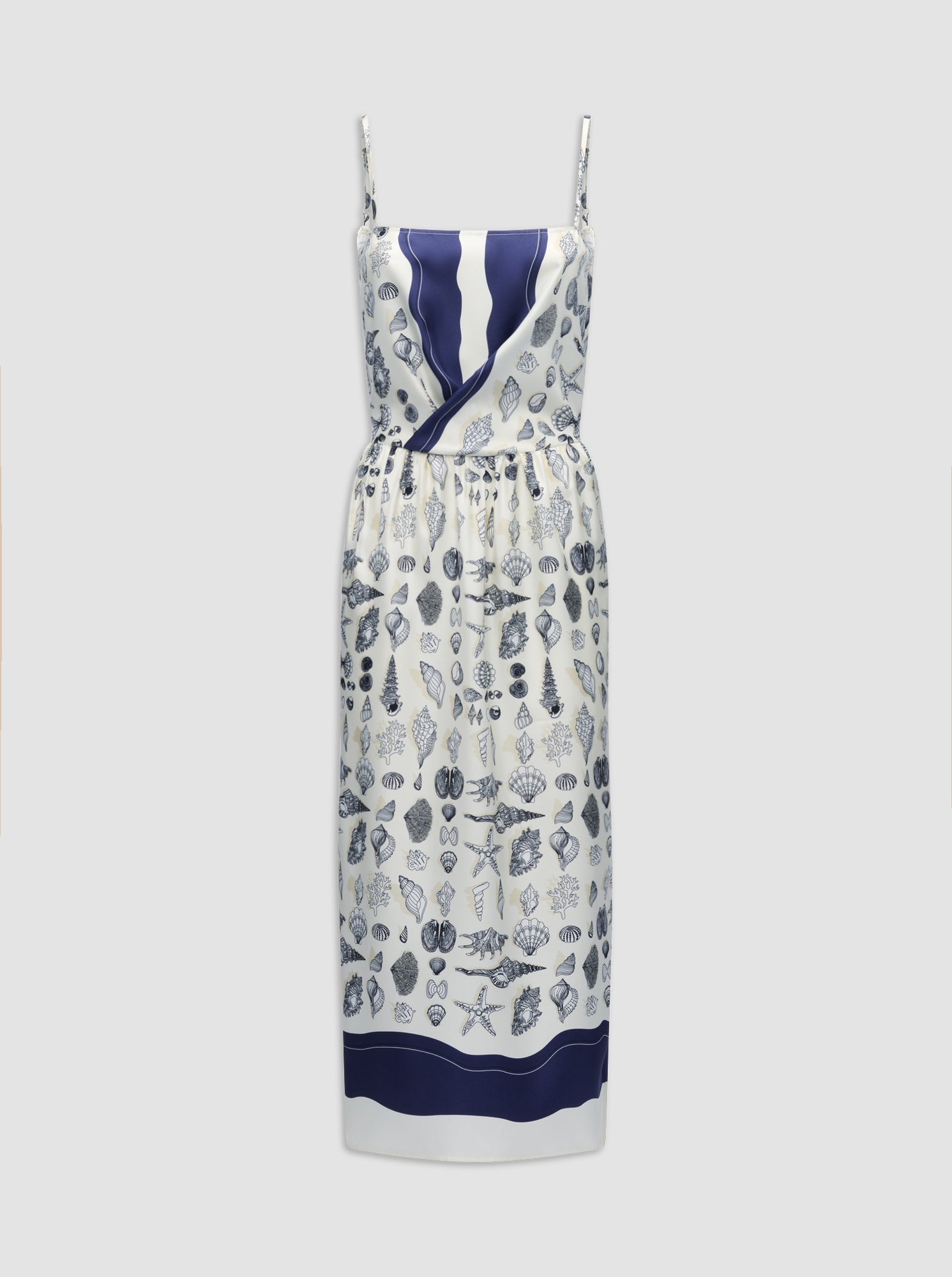 Samantha  Print Dress | Blue Print