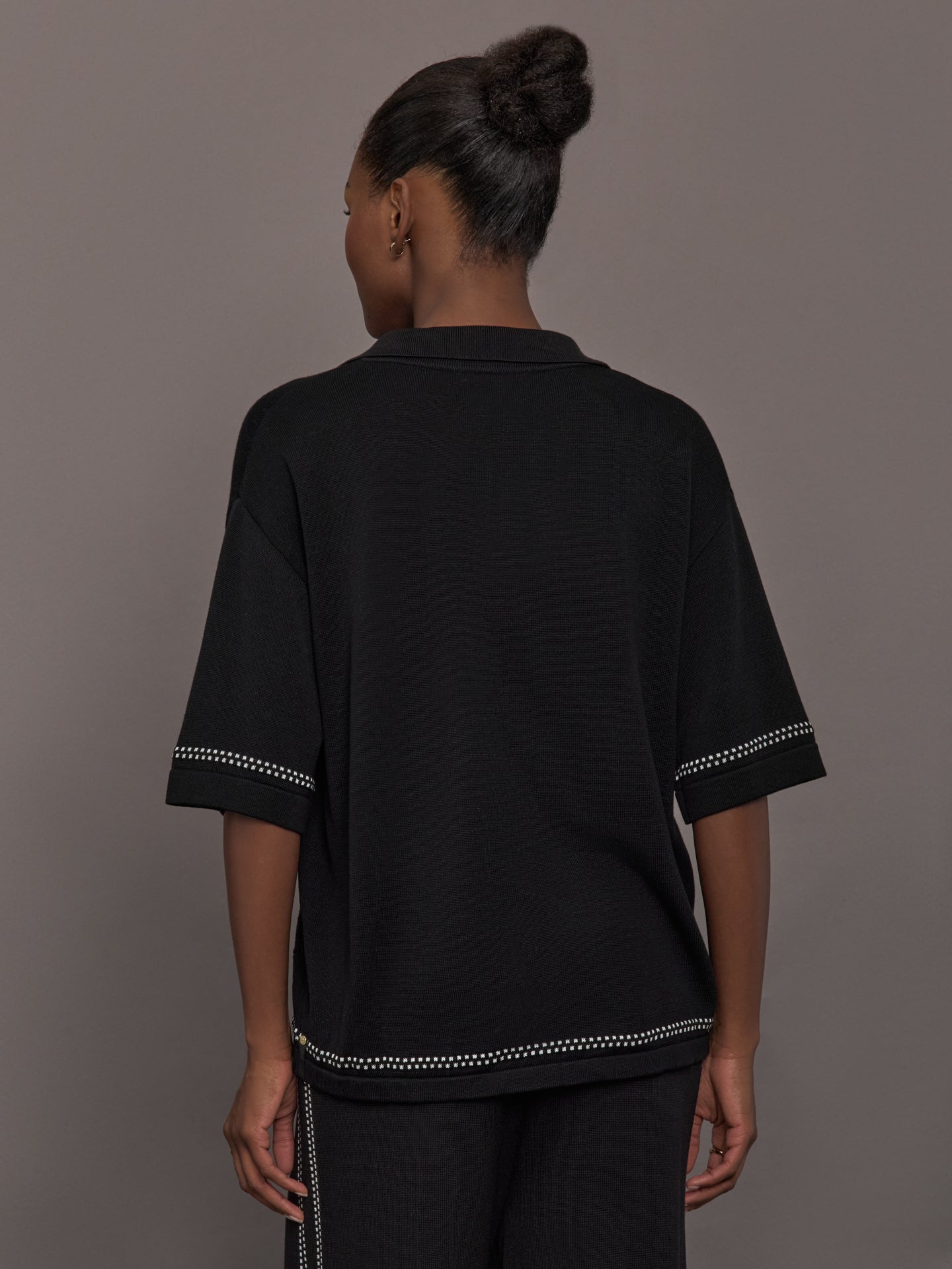 The Coco Knit Shirt | Ink