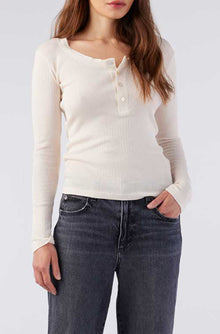 AMO Denim | Sweets Long Sleeve in Bone