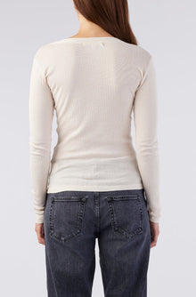 AMO Denim | Sweets Long Sleeve in Bone