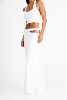 Violette Maxi Skirt | White