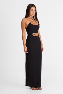 Mina Maxi Dress | Black