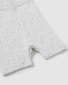 Biker Shorts - Ribbed | Seashell