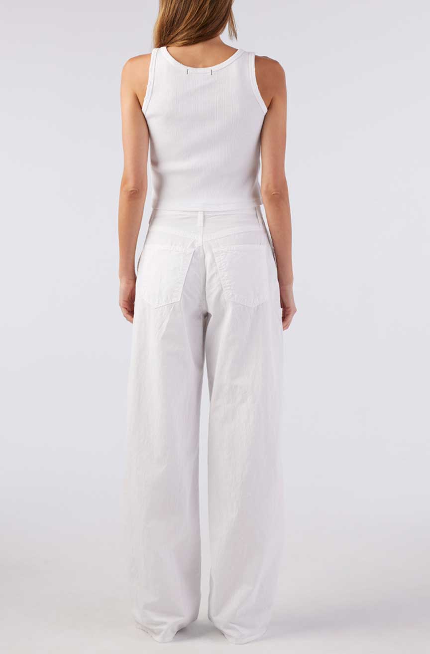 AMO Denim | Sheryl Trouser in White