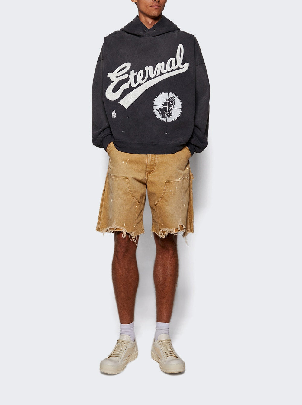 Men | Saint Mxxxxxx X Fear Of God | Saint Of God Hoodie | Black