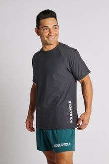 Rhone | Reign Short Sleeve | Black Heather