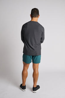 Rhone | Reign Long Sleeve | Black Heather