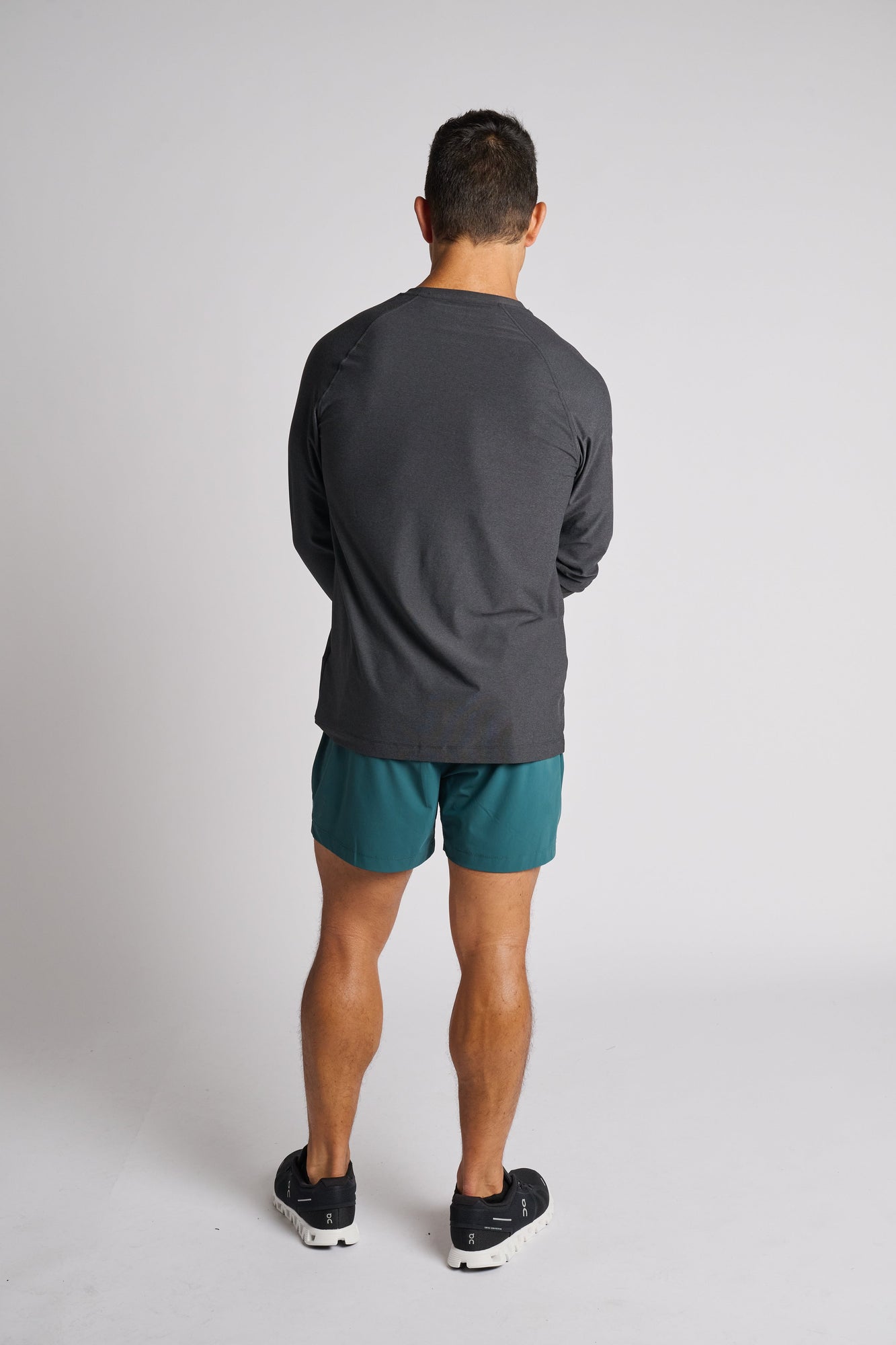 Rhone | Reign Long Sleeve | Black Heather