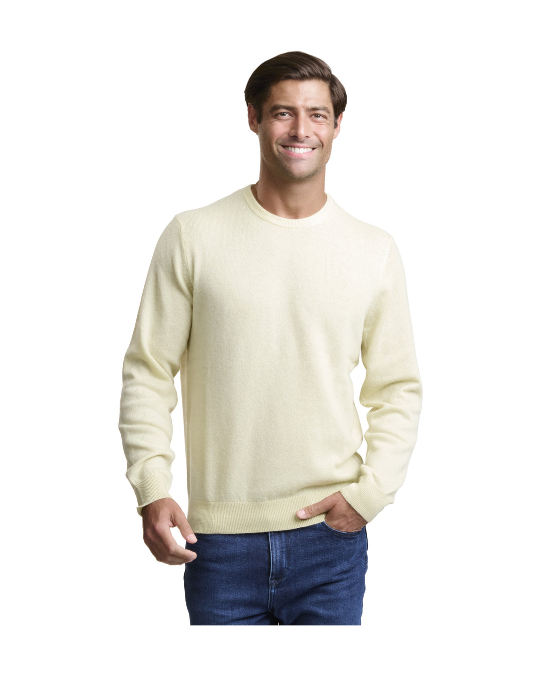 NOMAD | Men | Men's Cashmere Sweater | Yellow