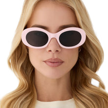 Womens | Lainey Sunglasses | Powder Pink | Grey Polarized Lenses