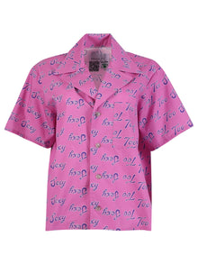 Women | Natasha Zinko | Too Sexy Print Hawaiian Shirt | Pink