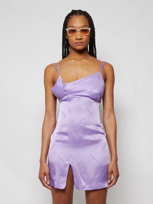 Women | GCDS | Jacquard Sleep Mini Dress Lilac | Purple