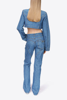 Jumbo Crystal Jean | Medium Wash