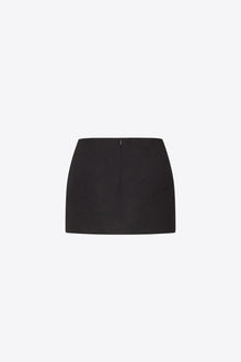 Jumbo Crystal Mini Skirt | Black