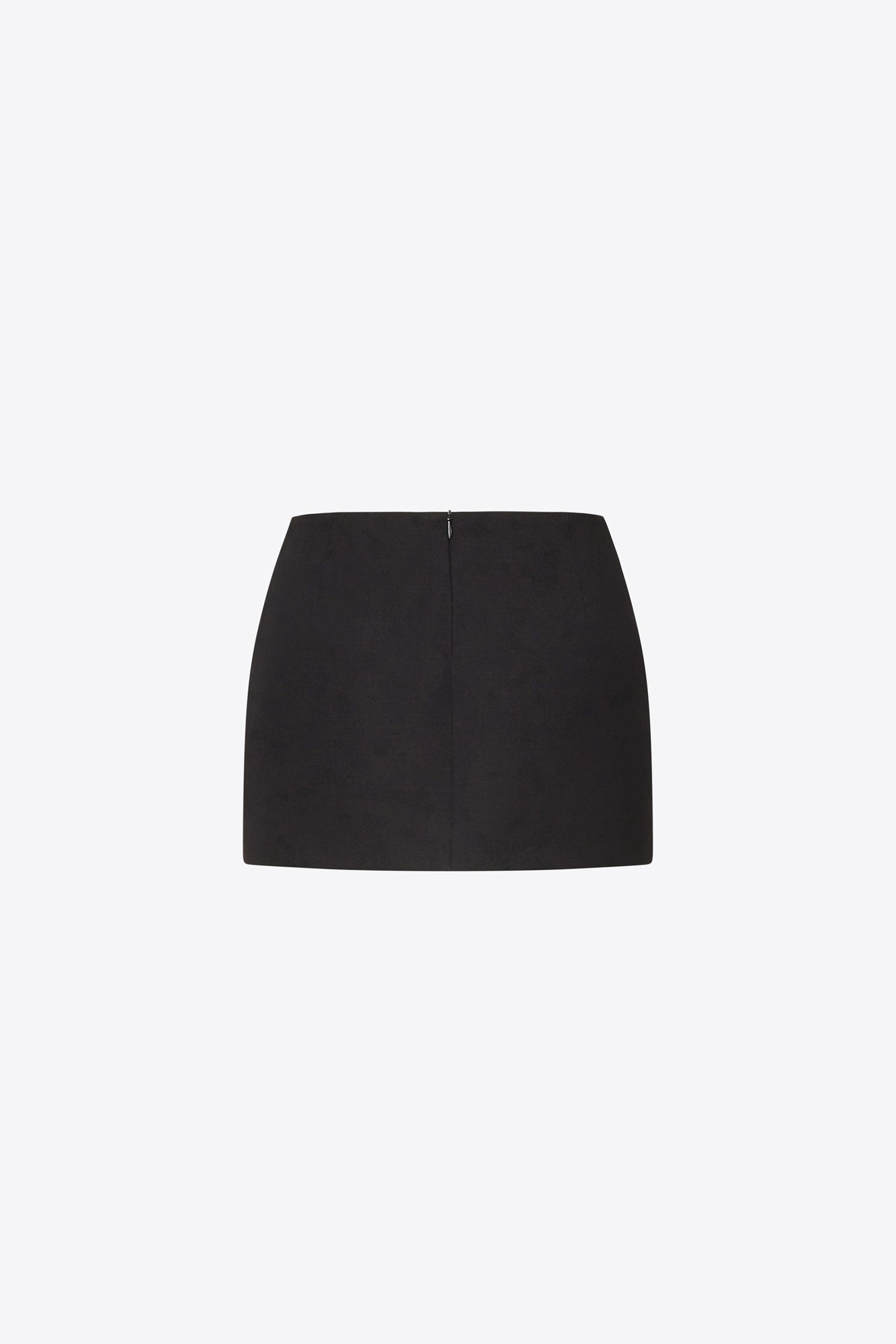 Jumbo Crystal Mini Skirt | Black