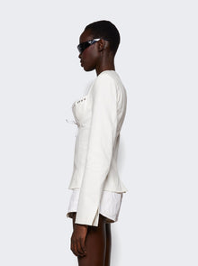 Women | Ludovic De Saint Sernin | Rebecca Jacket Optical White