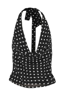 Colette Top | Black Polkadot