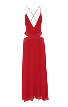 Sia Maxi Dress | Red