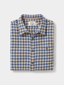 Men | Hudson Double Brushed Flannel | Khaki Plaid