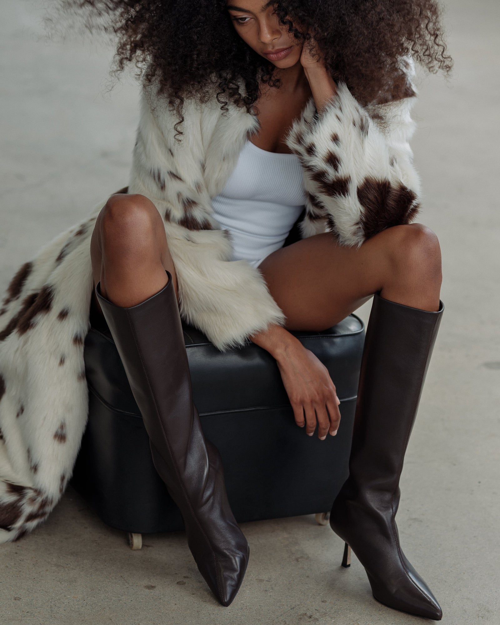 Petra Calf Boot - FAULTY | Chocolate