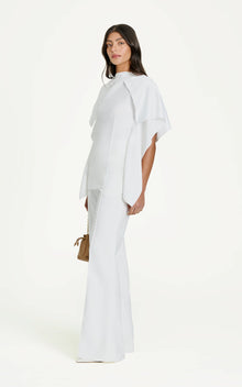 Illusion Winged Top | Ivory