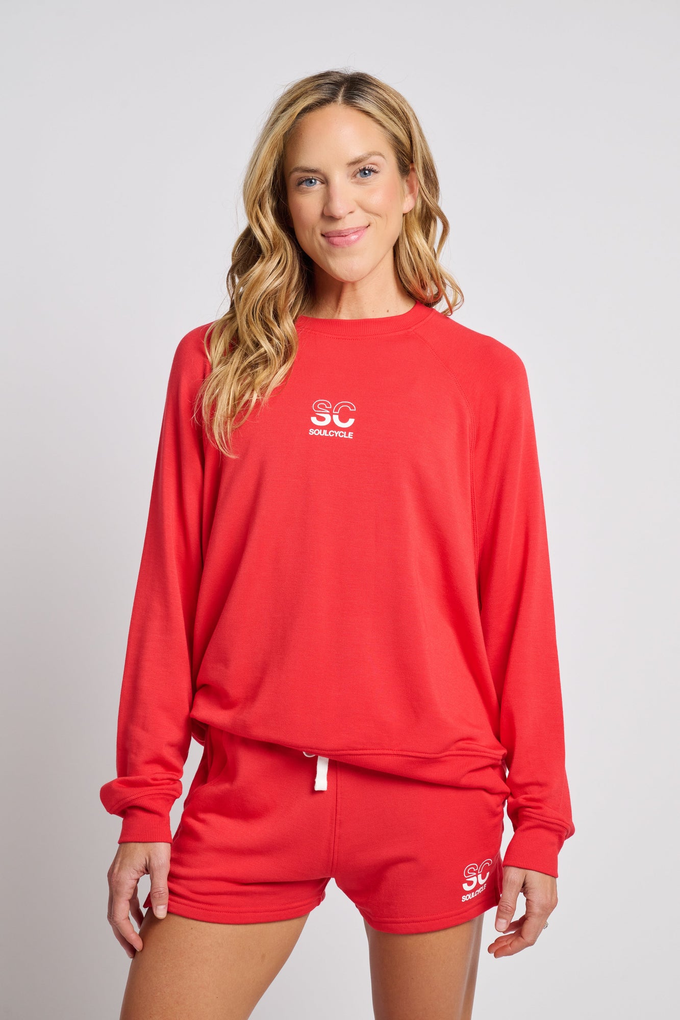 Splits59 | Andie  Fleece  Sweatshirt | Red