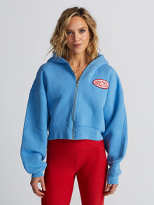 Soul by SoulCycle | Marissa Blue Crop Zip | Blue