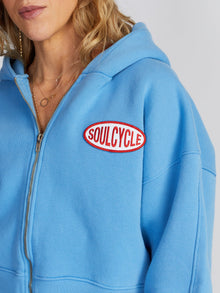 Soul by SoulCycle | Marissa Blue Crop Zip | Blue