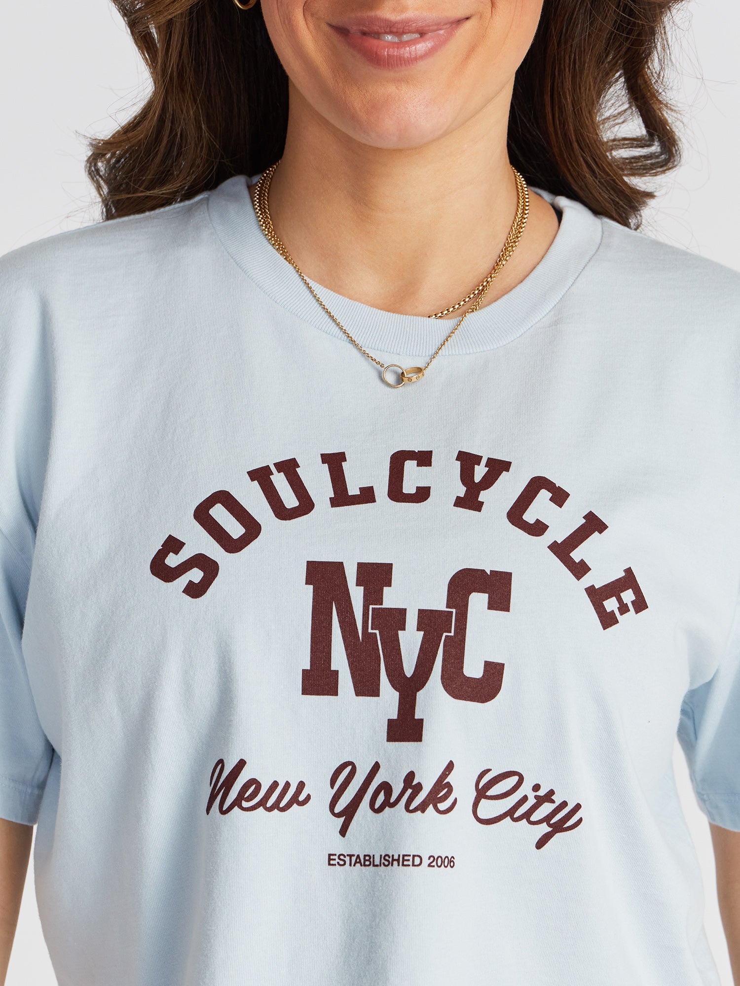 Soul by SoulCycle | Peyton Soul Sport Tee | Light Blue