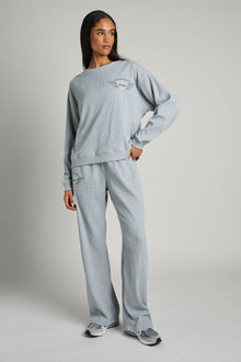 The Mayfair Group | Soul Care Waffle Crewneck | Grey
