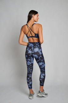 Spiritual Gangster | Mirage Lotus 7/8 Legging | Dusk Blue