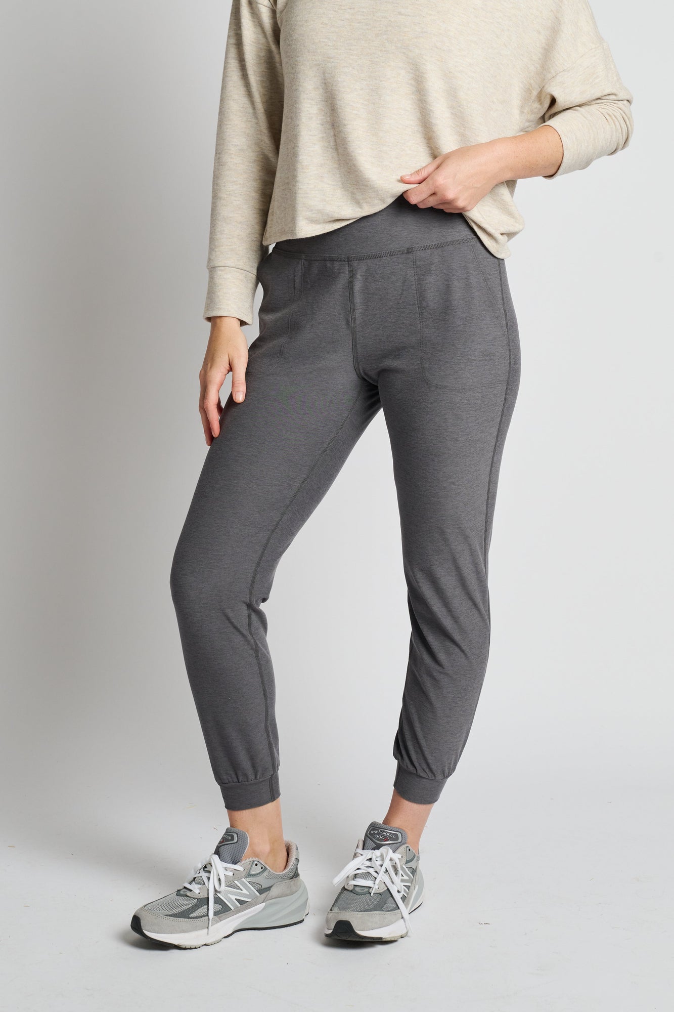 Beyond Yoga | Spacedye Midi Jogger | Grey