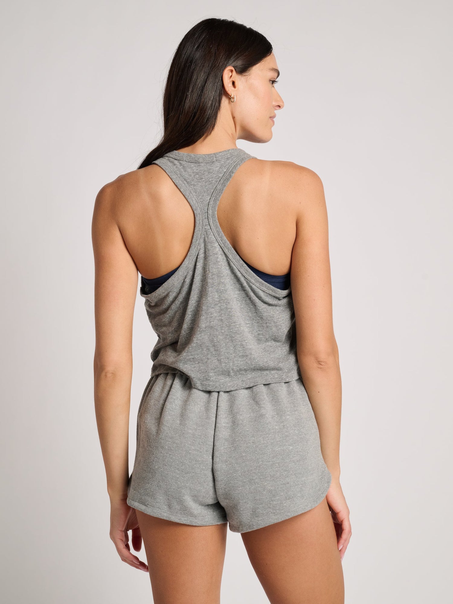 Spiritual Gangster | Local Jones Racer Tank | Heather Grey