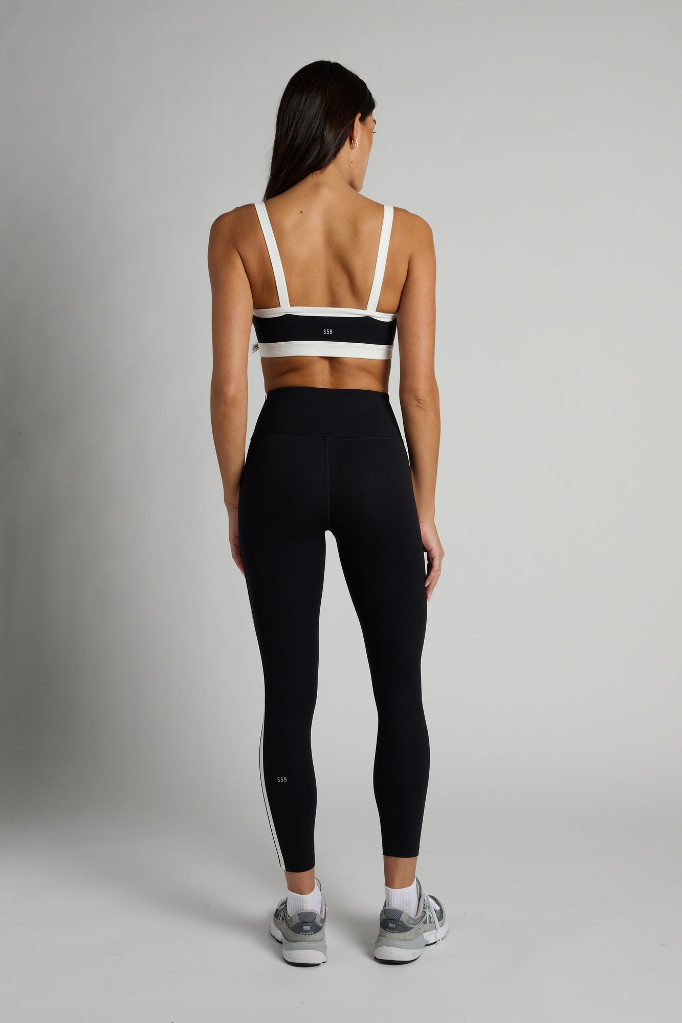 Splits59 | Clare High Waist Rigor 7/8 | Black/White