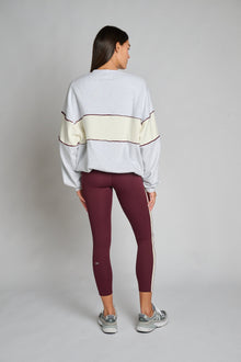Soul by SoulCycle | Dakota Crew Neck | Heather Grey