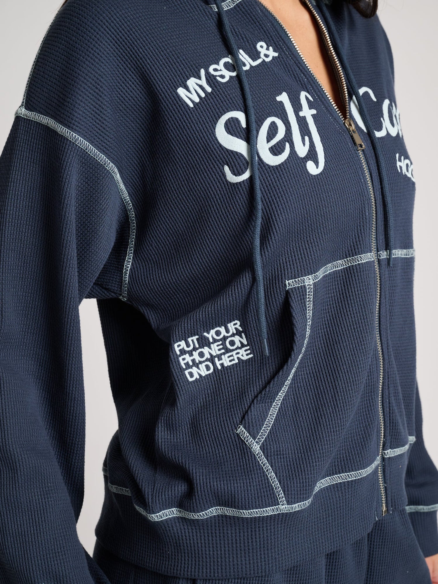 The Mayfair Group | Soul Self Care Zip-Up | Blue