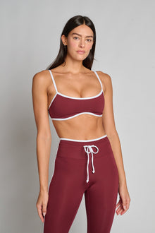 Year of Ours | Sport Monica Bra | Burgundy