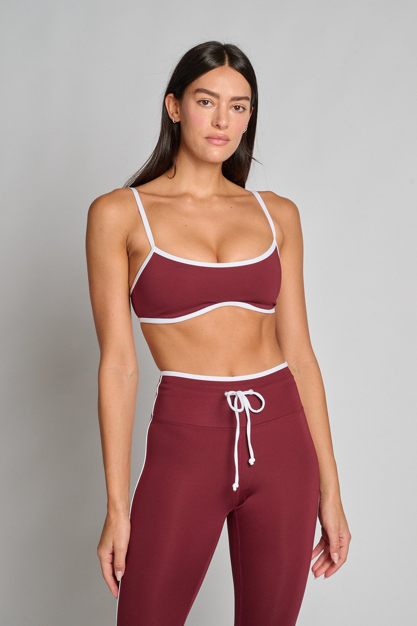 Year of Ours | Sport Monica Bra | Burgundy