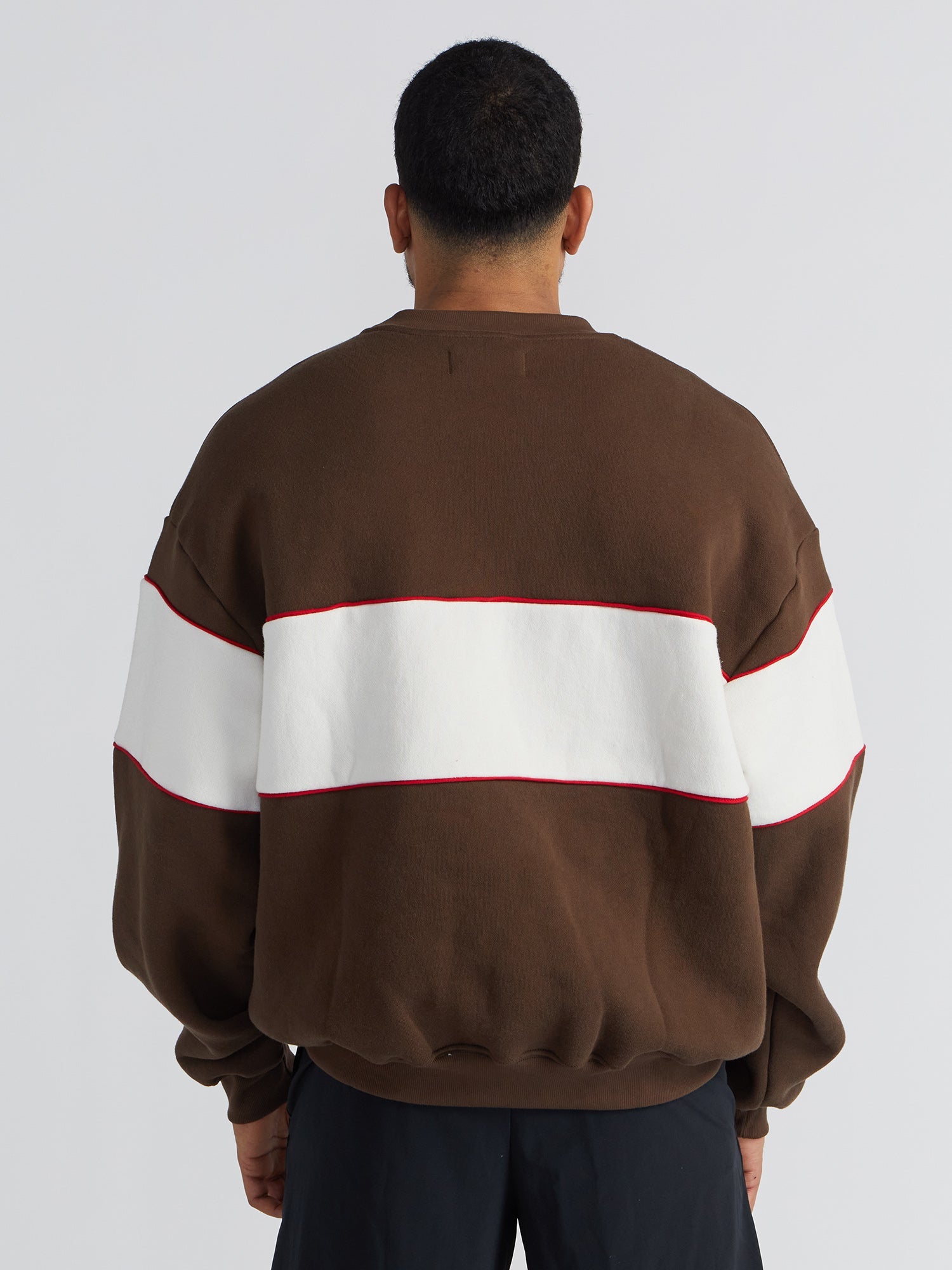 Soul by SoulCycle | Soulcycle Brown Block Crew Nec | Brown