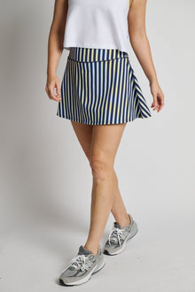 Addison Bay | Flounce Skort | Navy/White