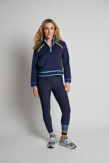Addison Bay | Bainbridge Quarter Zip | True Navy