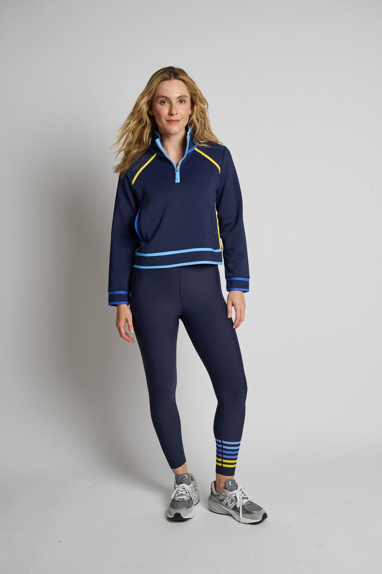 Addison Bay | Bainbridge Quarter Zip | True Navy