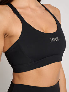 Soul by SoulCycle | Core Podium Bra | Black