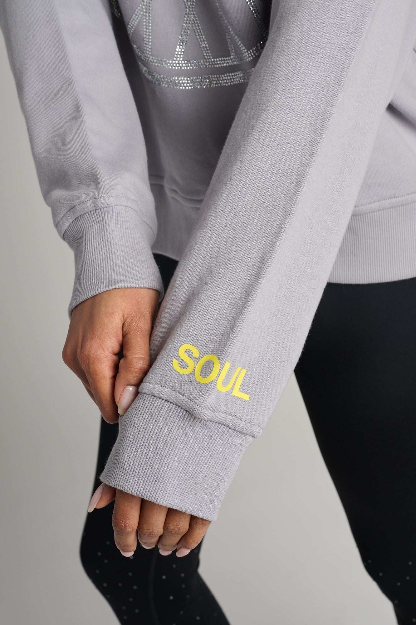 Terez | Classic Cotton Gemstone Logo | Cloud Grey
