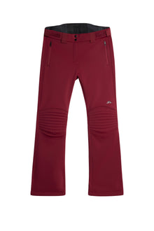 W Stanford Pant in Cabernet by J.Lindeberg